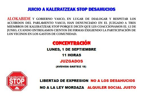 stop desahucios