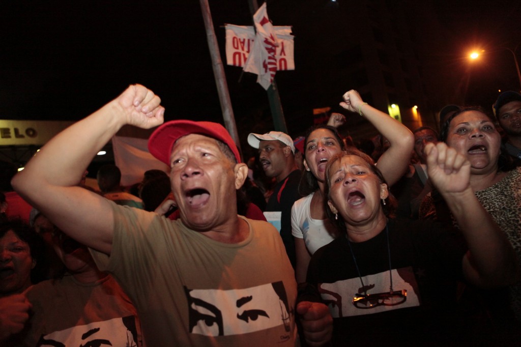 manifestaciones muerte chavez