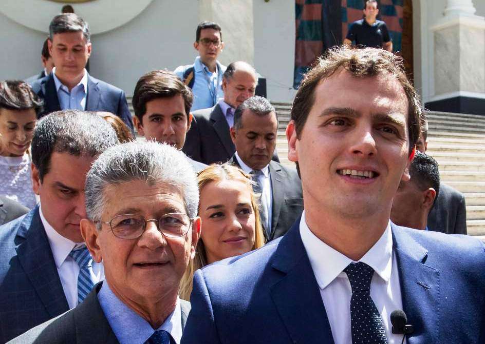 albert rivera henry ramos y lilian tintori