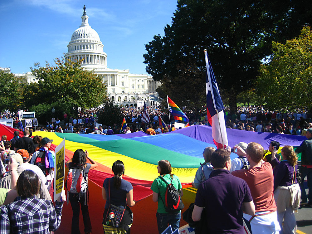 National Equality March 2009 Kyle Rush