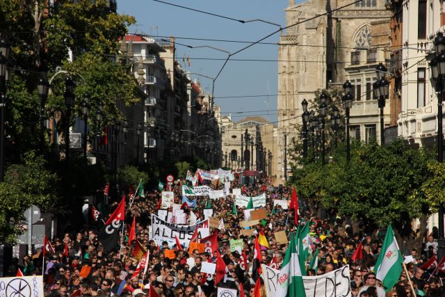 Huelga General 14 N en Sevilla