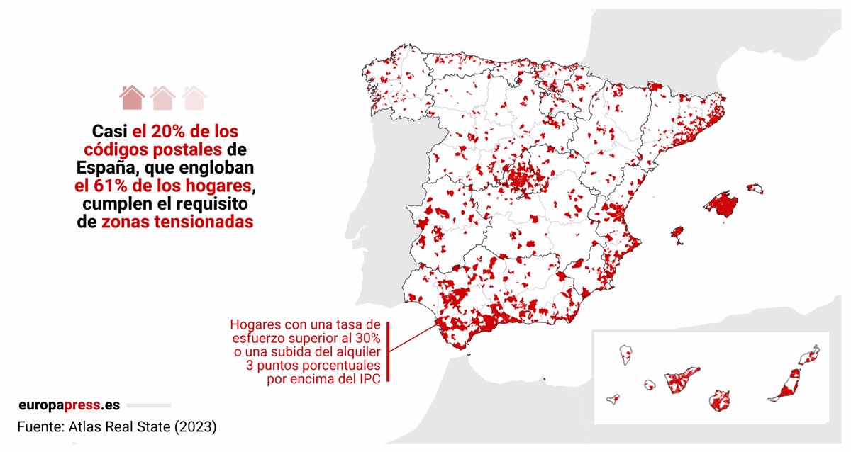 Zonas tensionadas en España
